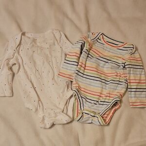 BabyGap Colorful Striped and Dotted Onesies